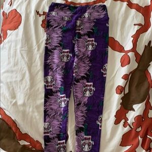 LulaRoe Disney girls Cruella DeVille leggings